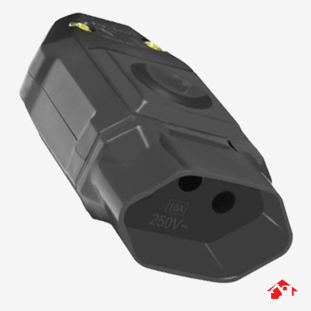 TOMADA PAD 2P T JUNCAO FEMEA 20 A PRETA  2147 FAME